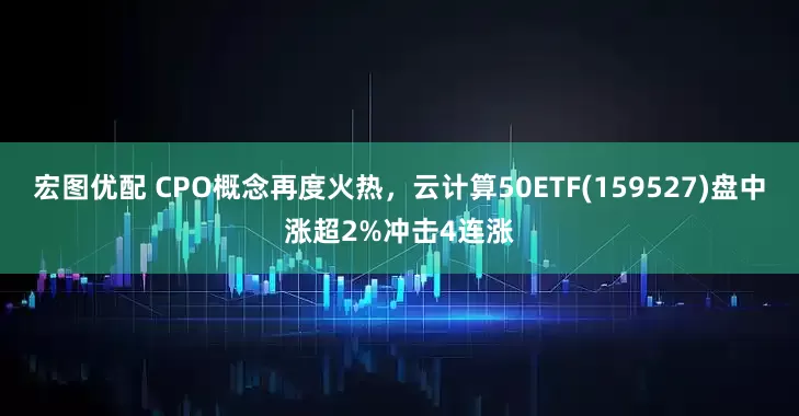 宏图优配 CPO概念再度火热，云计算50ETF(159527)盘中涨超2%冲击4连涨