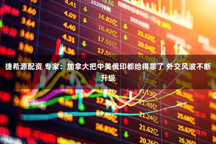 捷希源配资 专家：加拿大把中美俄印都给得罪了 外交风波不断升级