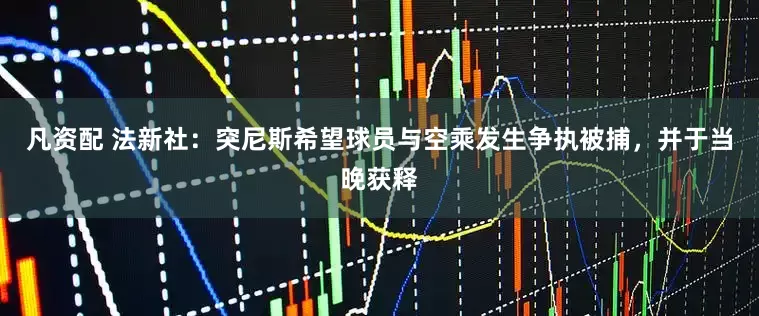 凡资配 法新社：突尼斯希望球员与空乘发生争执被捕，并于当晚获释