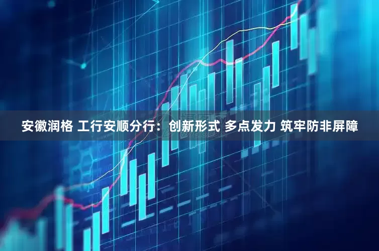 安徽润格 工行安顺分行：创新形式 多点发力 筑牢防非屏障